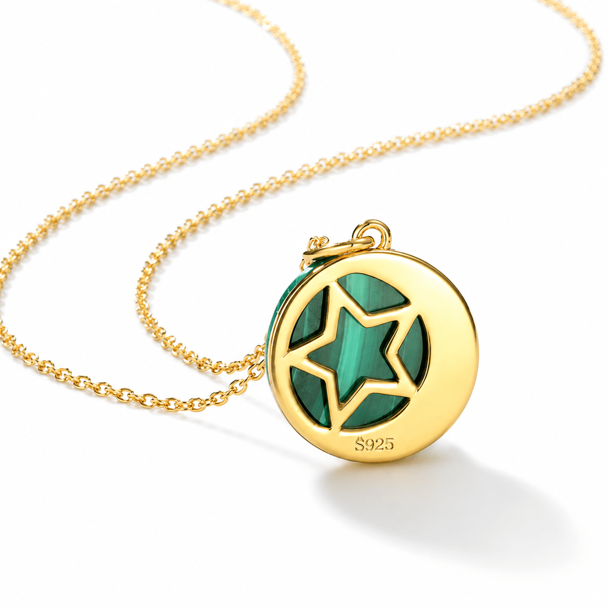 Emerald Planet Malachite Necklace - ORMIRO