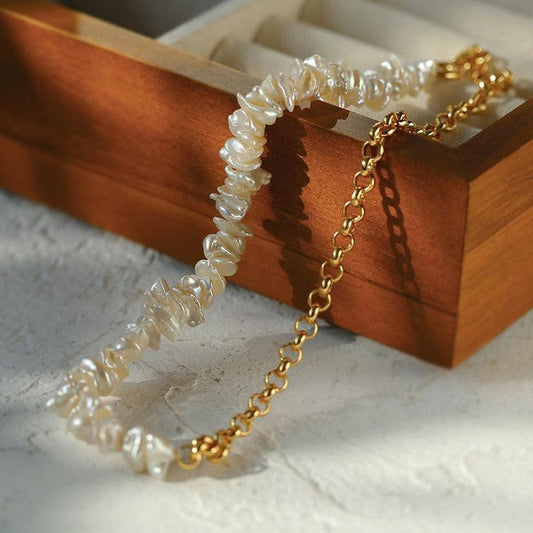 Tethys Baroque Pearl Necklace - ORMIRO