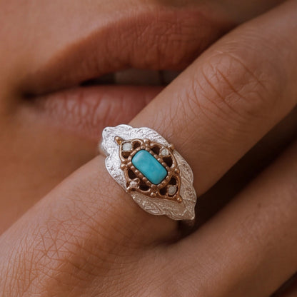 Dakini Turquoise & Sterling Silver Ring