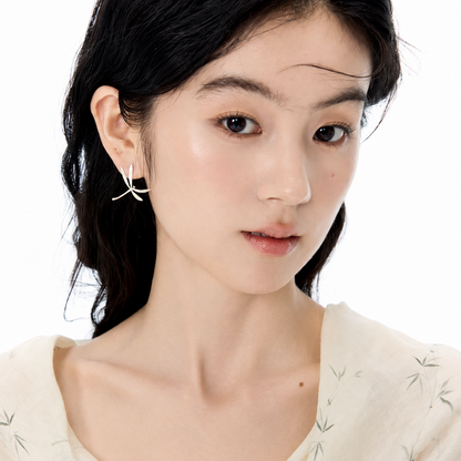 Silver Dragonfly Whisper Earrings