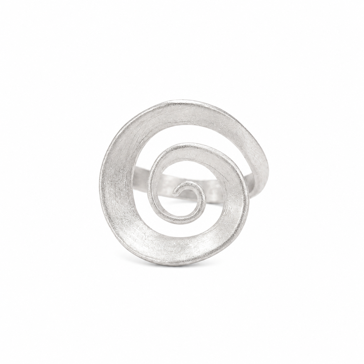 Vortex Sterling Silver Spiral Ring