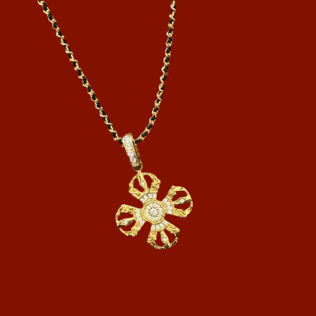 Double Vajra Pendant Necklace