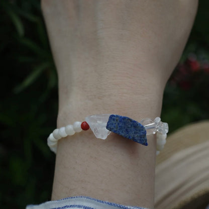 Precious Garland of Lapis Lazuli Bracelet