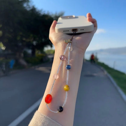 Seven Chakras Multi-Gemstone Crystal Phone Strap