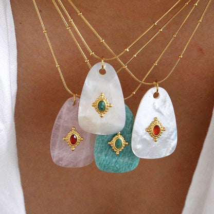 Elements Gemstone Talisman Necklace