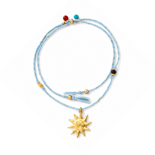 Solaris Multi-Stone Cord Necklace