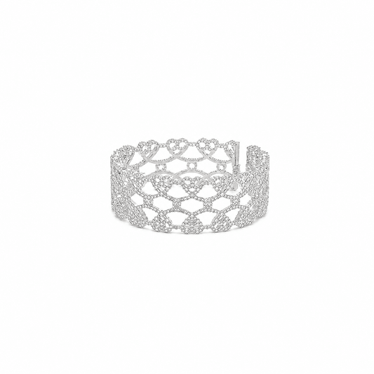 Alhambra Lace Sterling Silver Ring - ORMIRO