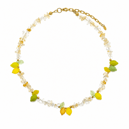 Amalfi Limoncello Beaded Citrine Necklace - ORMIRO