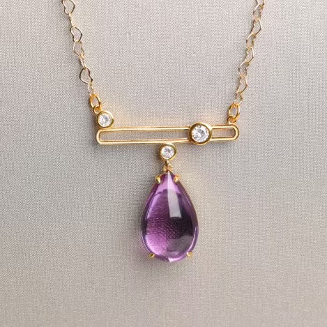 Balance Amethyst Necklace - ORMIRO