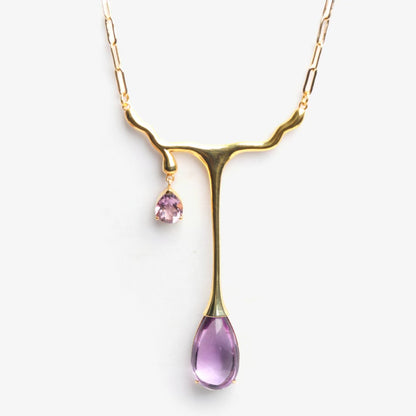 Dionysus's Tear Amethyst Necklace - ORMIRO