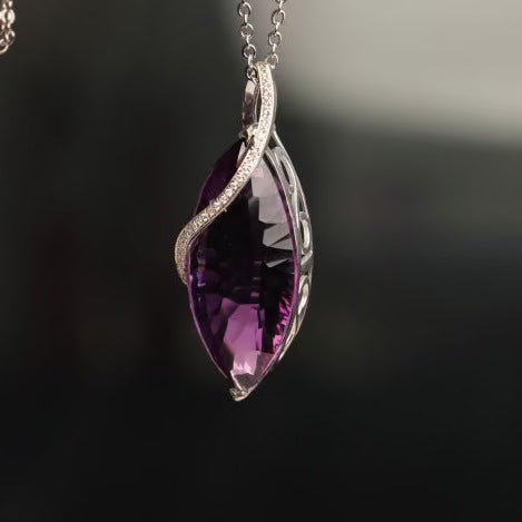 Divine Feminine Amethyst Necklace - ORMIRO