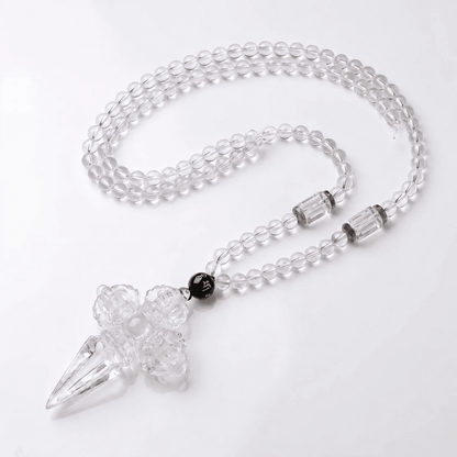 Double Vajra & Phurba Crystal Necklace - ORMIRO