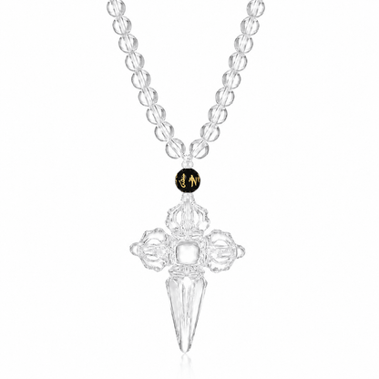 Double Vajra & Phurba Crystal Necklace - ORMIRO