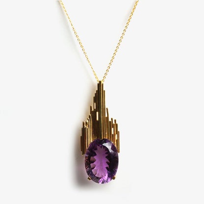 Elysian Amethyst Necklace - ORMIRO