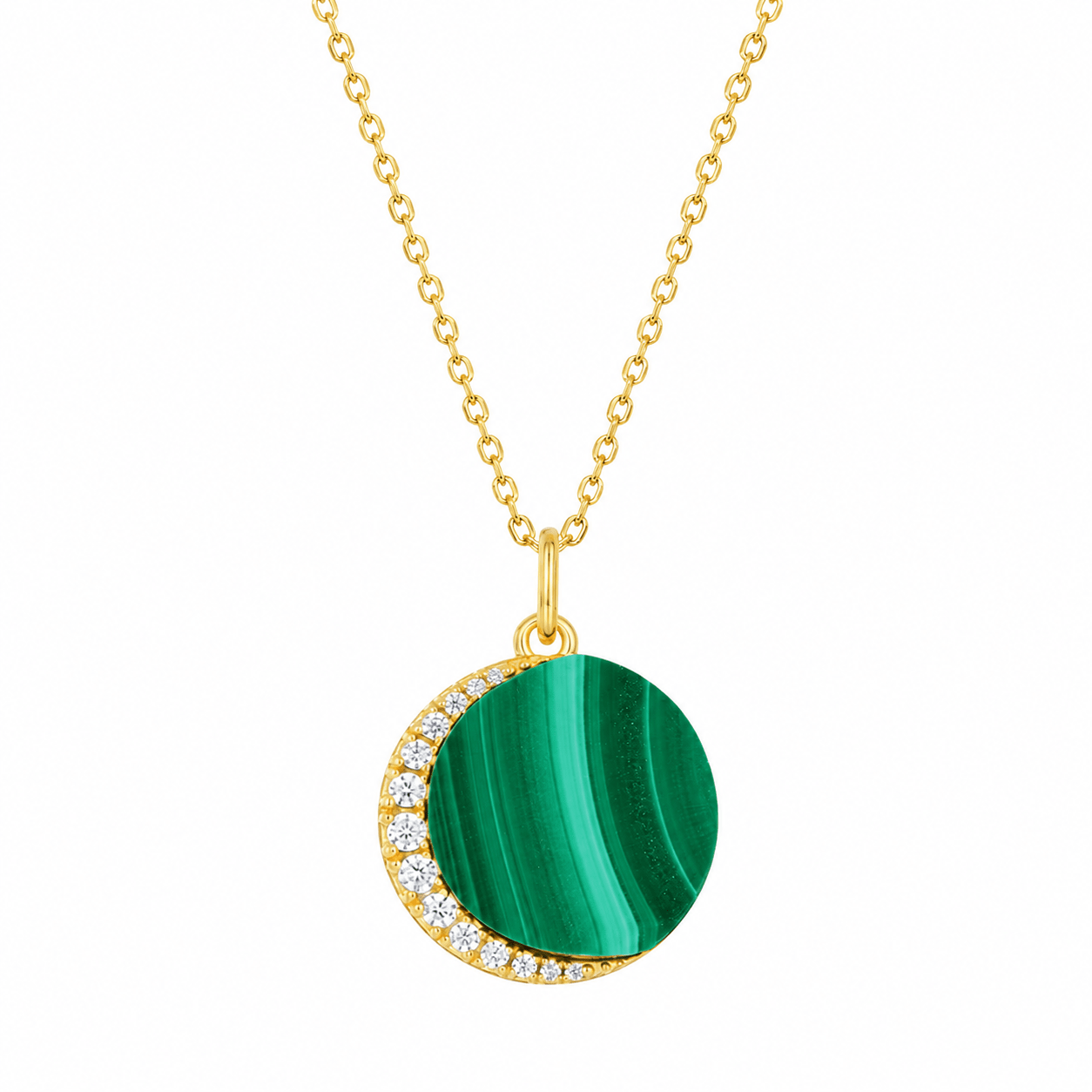 Emerald Planet Malachite Necklace - ORMIRO