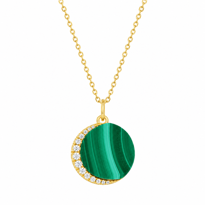 Emerald Planet Malachite Necklace - ORMIRO