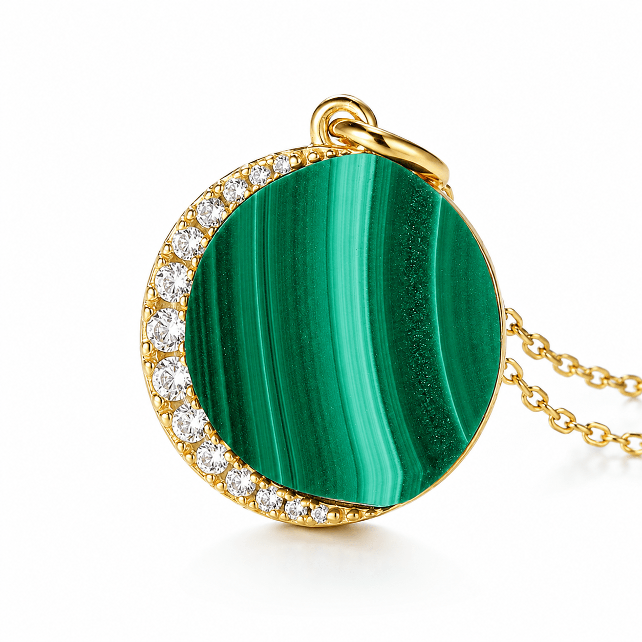 Emerald Planet Malachite Necklace - ORMIRO