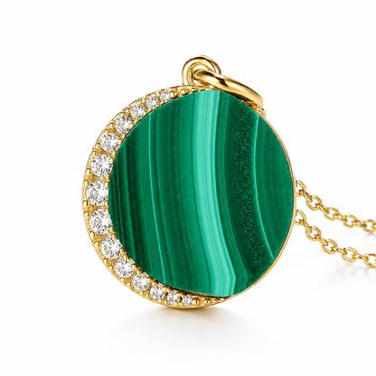 Emerald Planet Malachite Necklace - ORMIRO