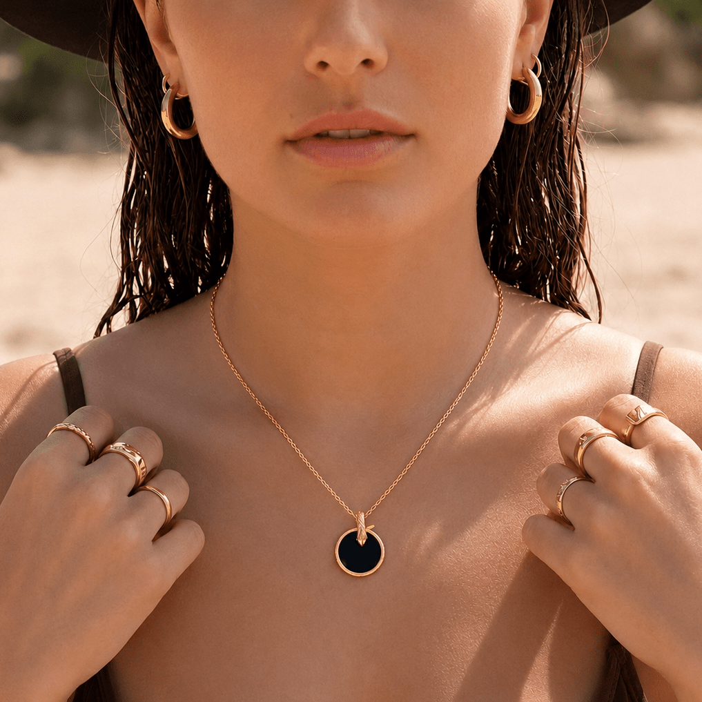 Eternal Serpent Onyx Necklace - ORMIRO