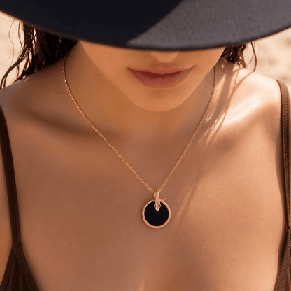 Eternal Serpent Onyx Necklace - ORMIRO