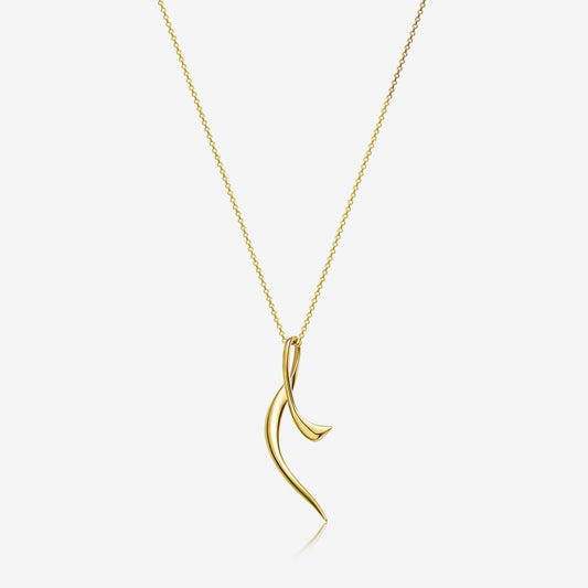 Flowy Wishbone Necklace - ORMIRO