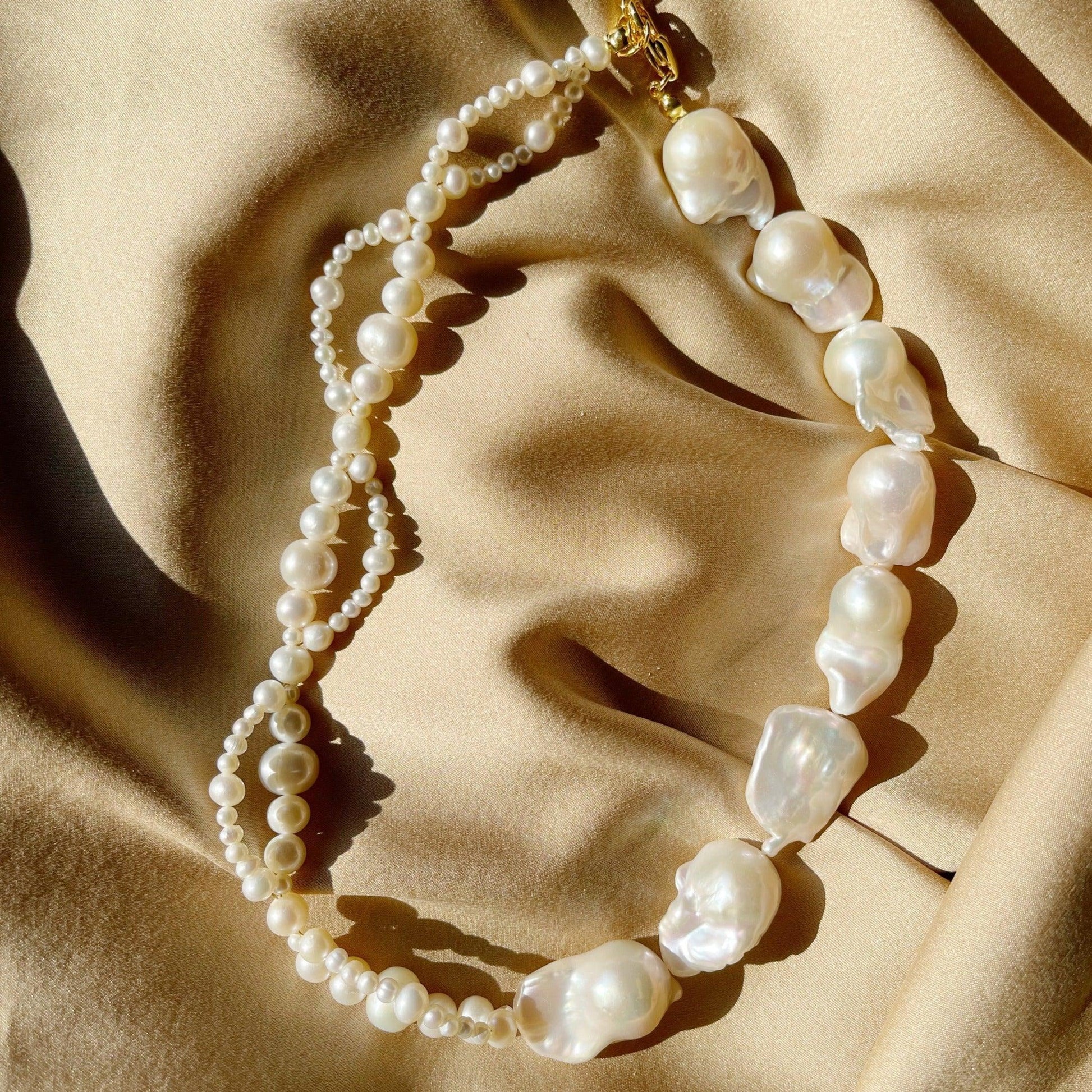 Gloria Baroque Pearl Necklace - ORMIRO