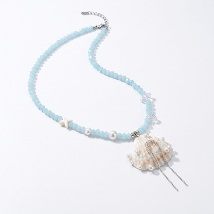 Ocean Dream Beaded Shell Necklace