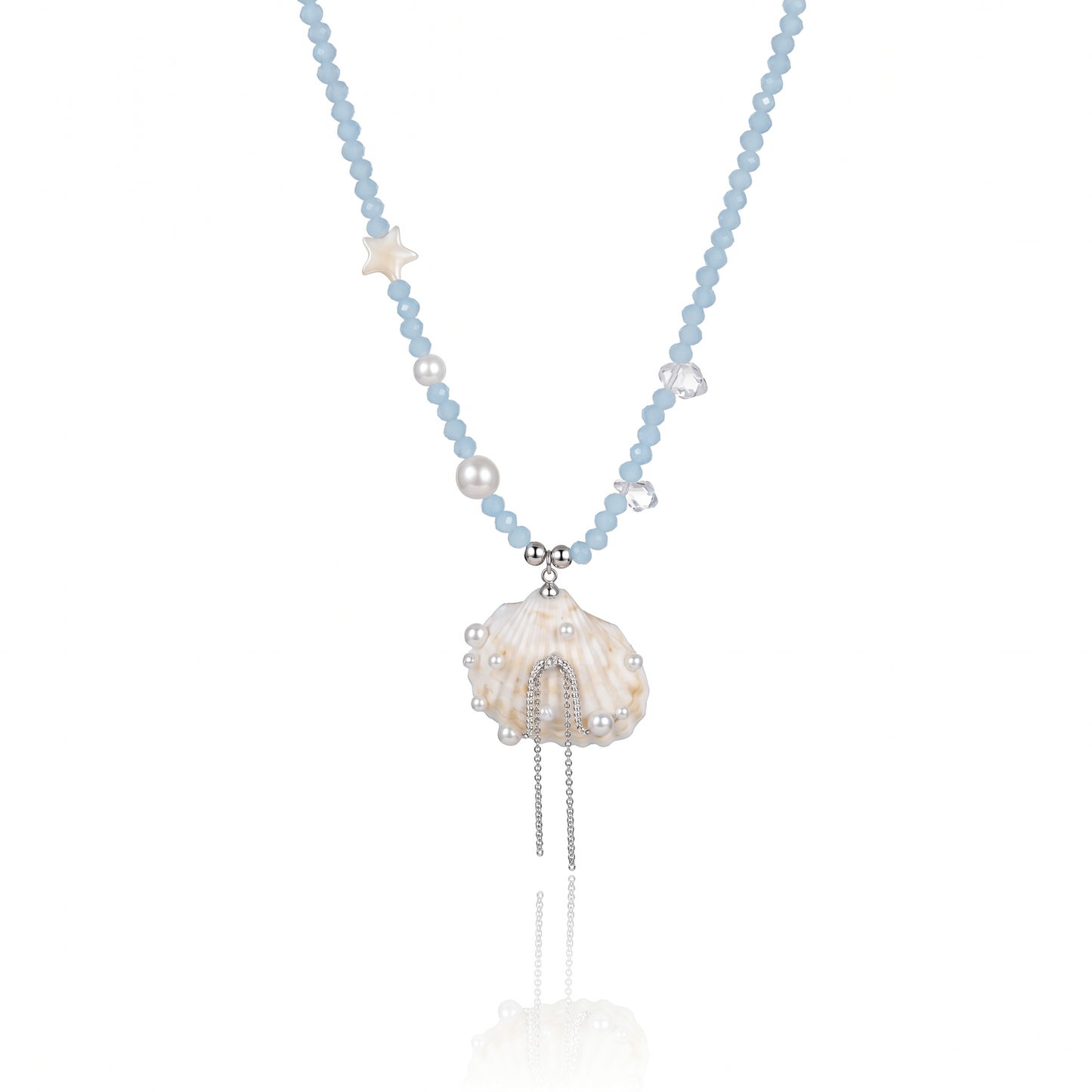 Ocean Dream Beaded Shell Necklace