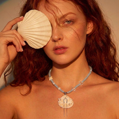 Ocean Dream Beaded Shell Necklace