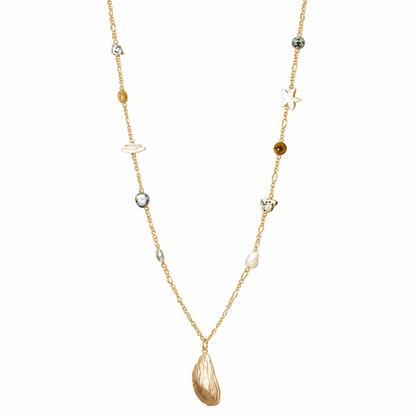 Kauai Multi-stone Shell Necklace - ORMIRO