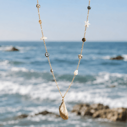 Kauai Multi-stone Shell Necklace - ORMIRO