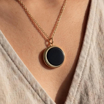 Luna Shungite EMF Protection Necklace - ORMIRO