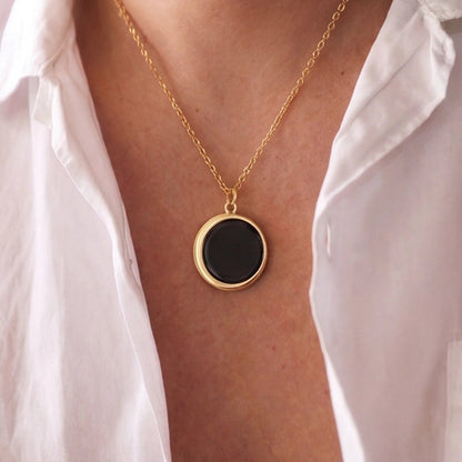 Luna Shungite EMF Protection Necklace - ORMIRO