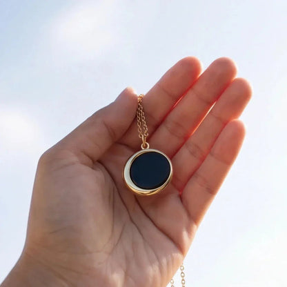Luna Shungite EMF Protection Necklace - ORMIRO