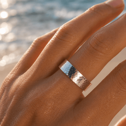 Mermaid Band Sterling Silver Ring - ORMIRO