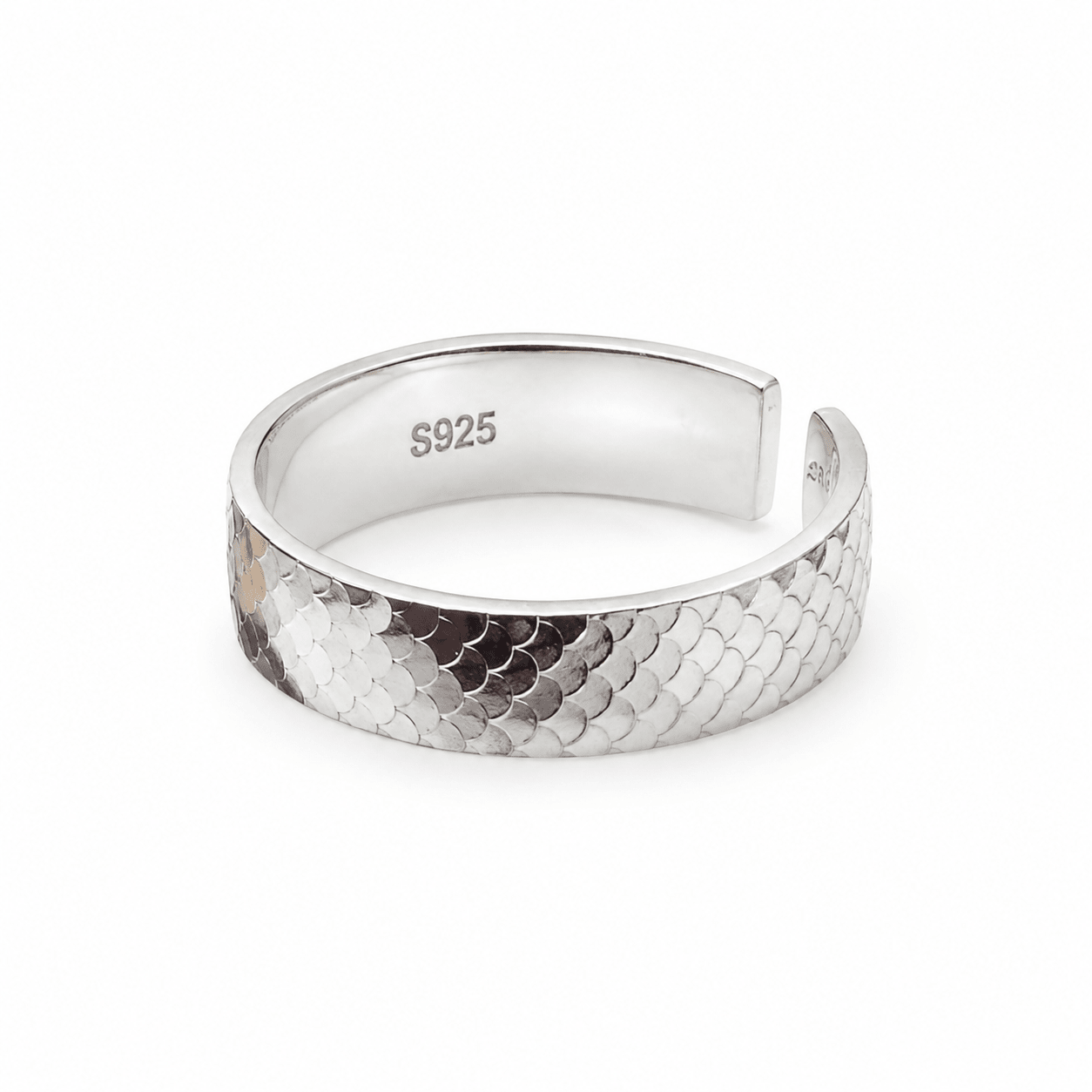 Mermaid Band Sterling Silver Ring - ORMIRO