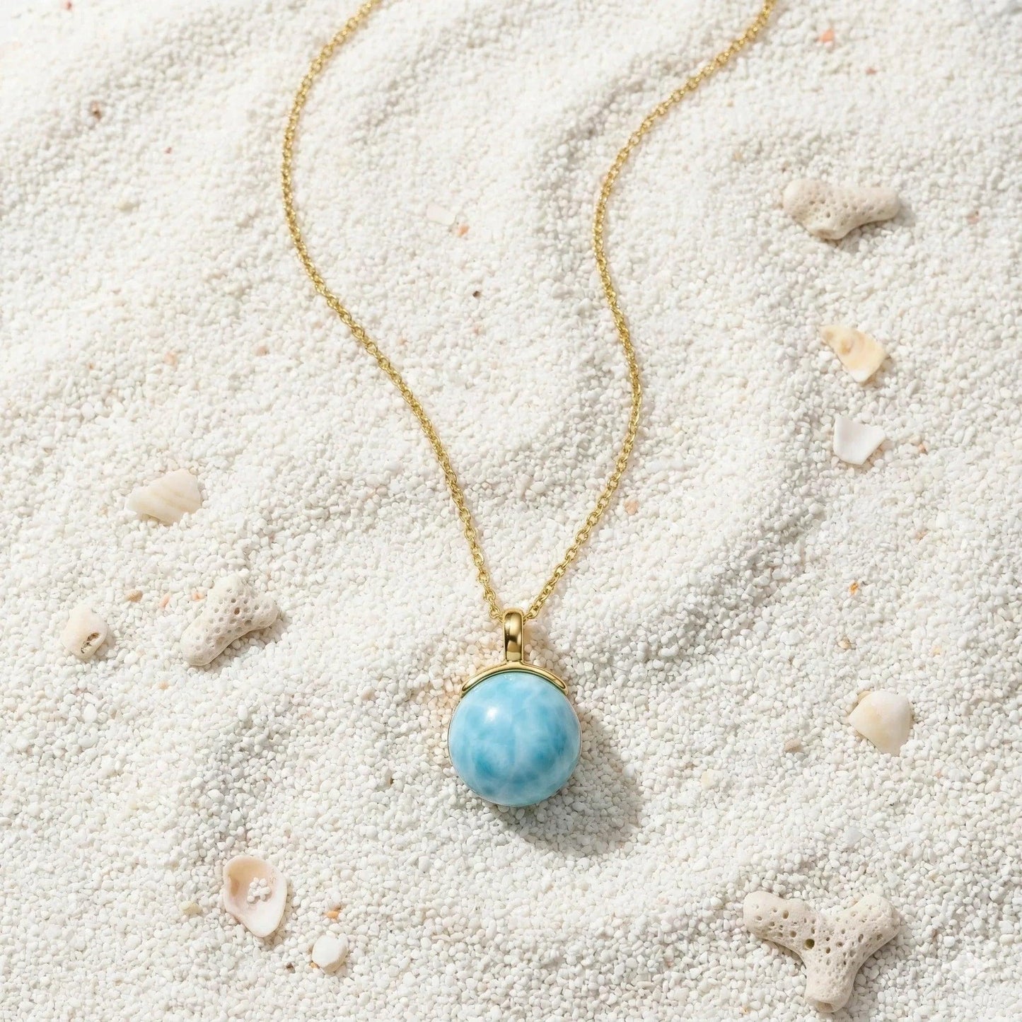 Ocean Love Larimar Necklace - ORMIRO