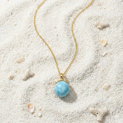 Ocean Love Larimar Necklace - ORMIRO