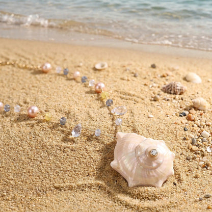 Ocean Song Shell & Pearl Necklace - ORMIRO