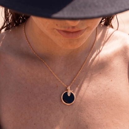 Ouroboros Serpent Onyx Necklace - ORMIRO
