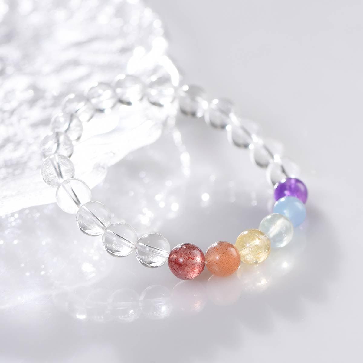 Rainbow Gemstone Bracelet - ORMIRO