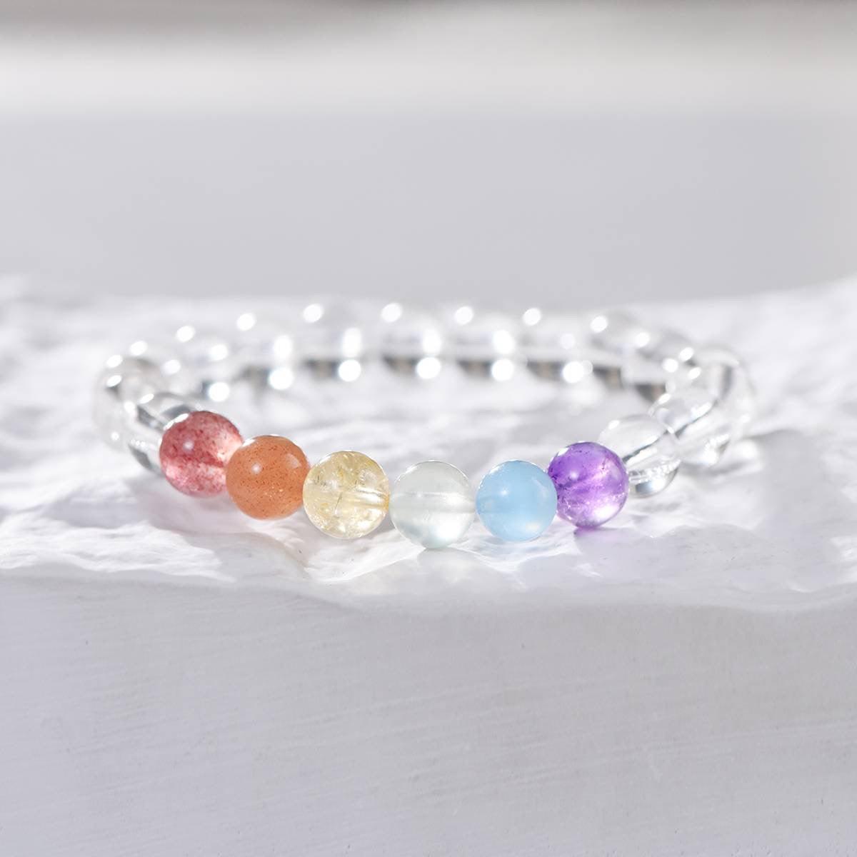 Rainbow Gemstone Bracelet - ORMIRO