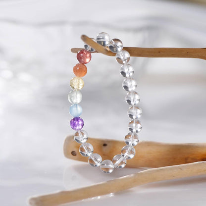 Rainbow Gemstone Bracelet - ORMIRO