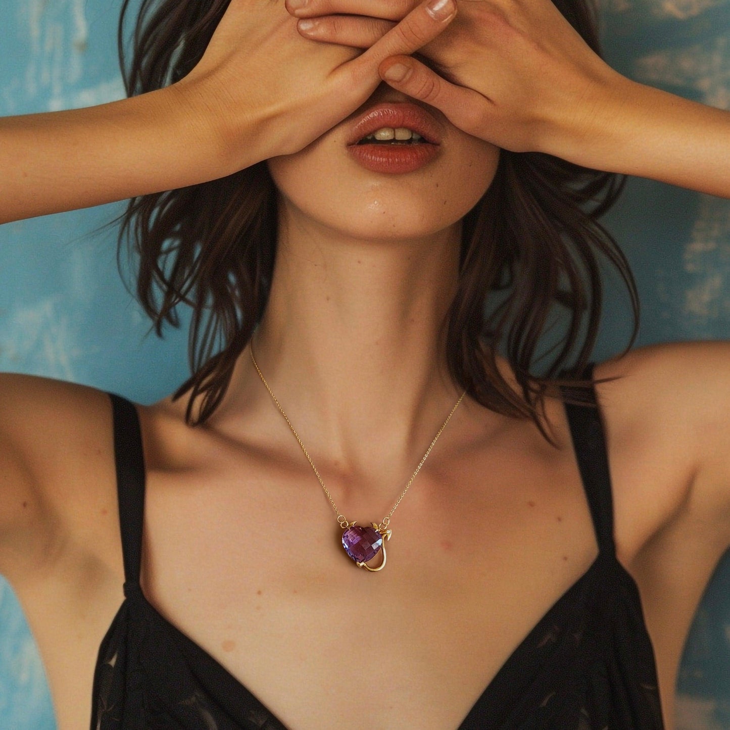 Rebel Heart Amethyst Necklace - ORMIRO