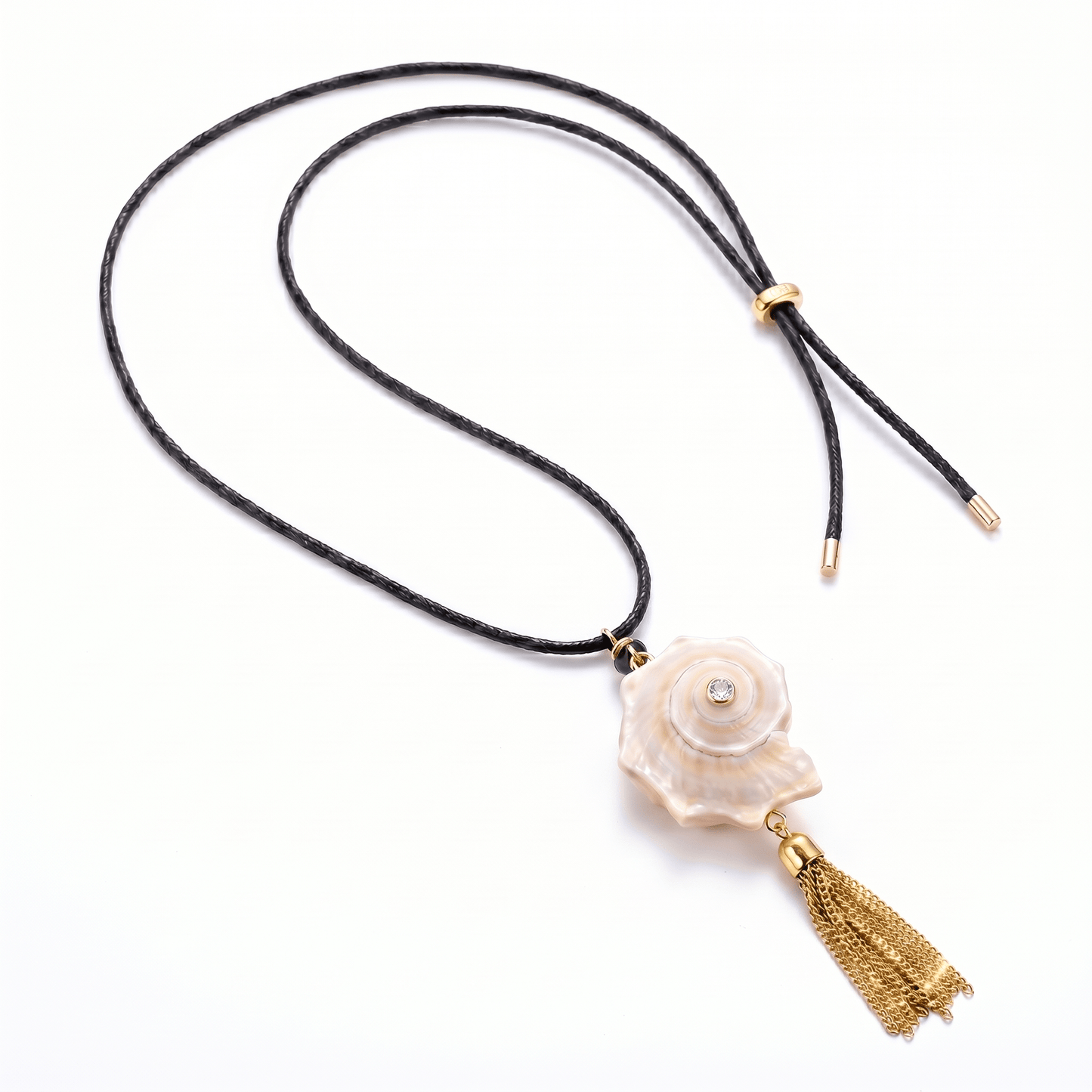 Siren Shell & Tassel Necklace - ORMIRO