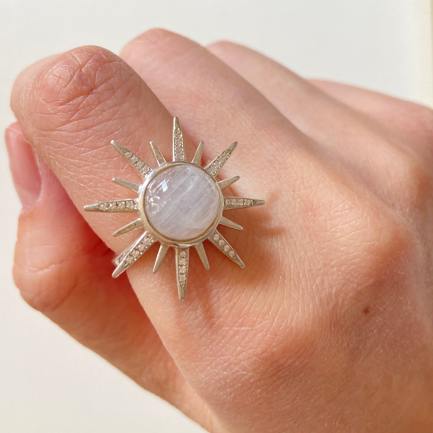 Solar Moonstone Ring - ORMIRO