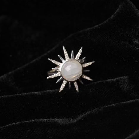 Solar Moonstone Ring - ORMIRO