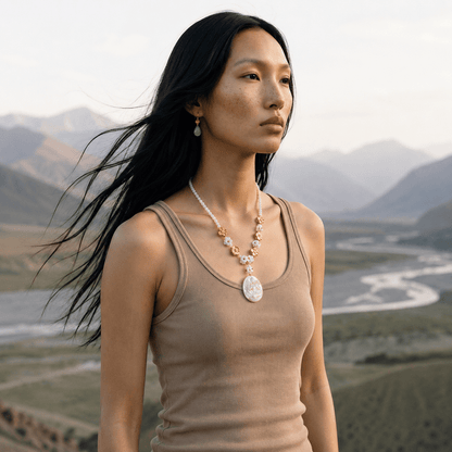 Tara Mother-of-Pearl Cameo Necklace - ORMIRO