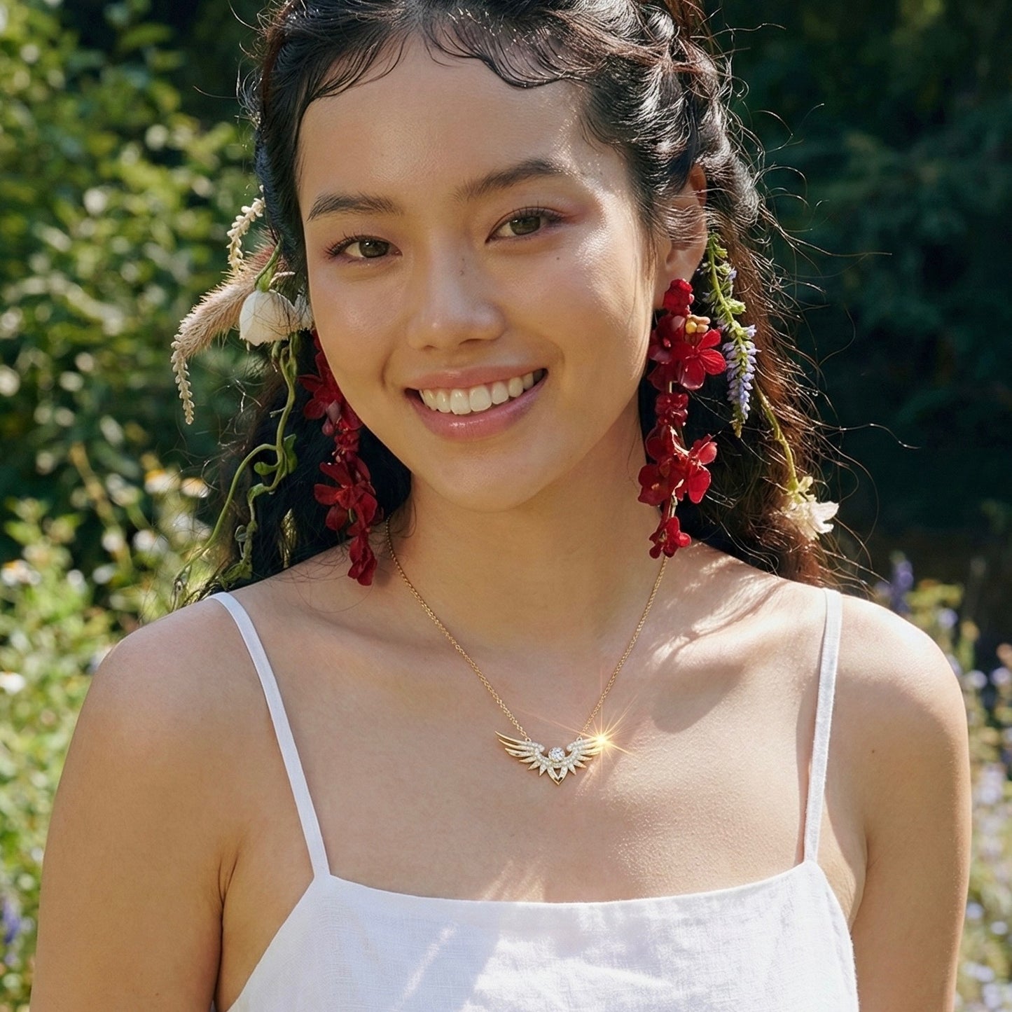 Winged Heart Necklace